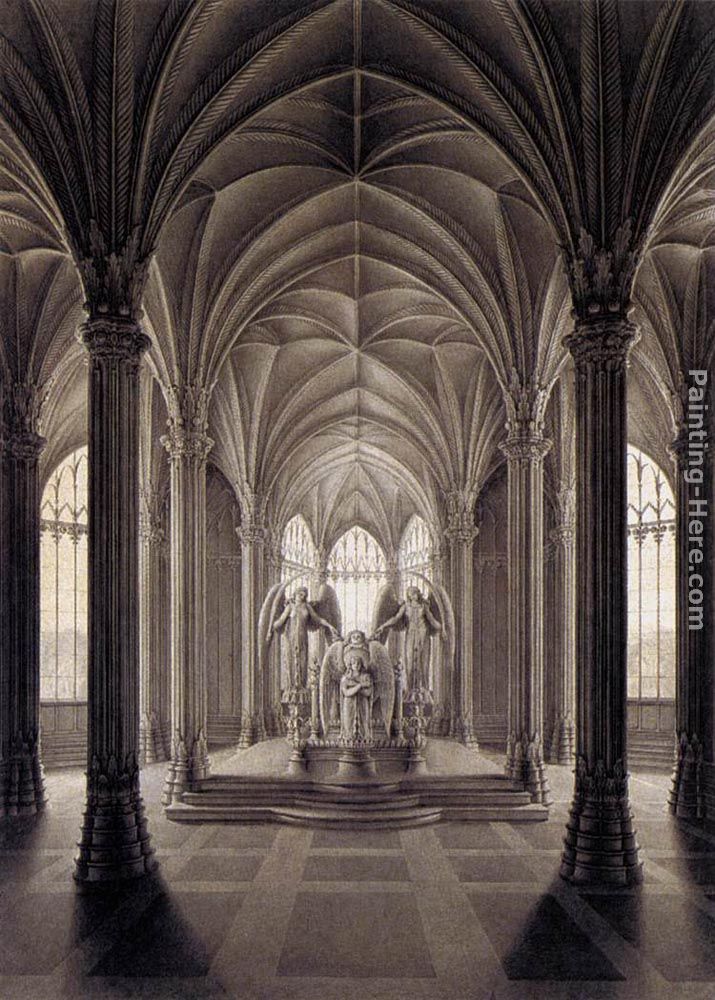 Study for a Monument to Queen Louise painting - Karl Friedrich Schinkel Study for a Monument to Queen Louise art painting Study for a Monument to Queen Louise painting - Karl Friedrich Schinkel Study for a Monument to Queen Louise art painting